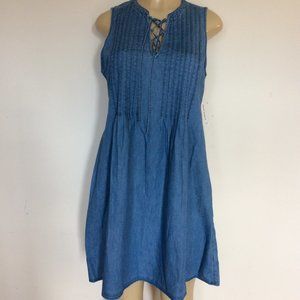 OLD NAVY Jeans Dress M Pullover knee length /Short